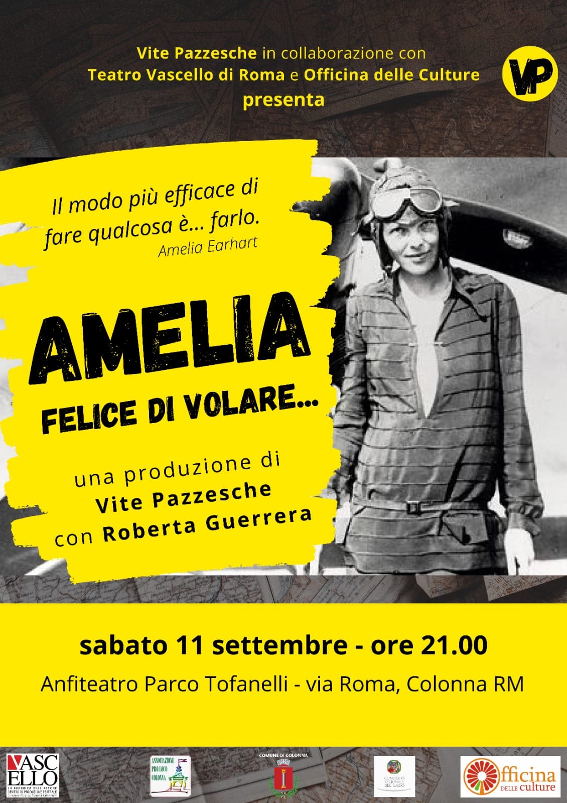 Il Parcoscenico: Amelia felice di volare