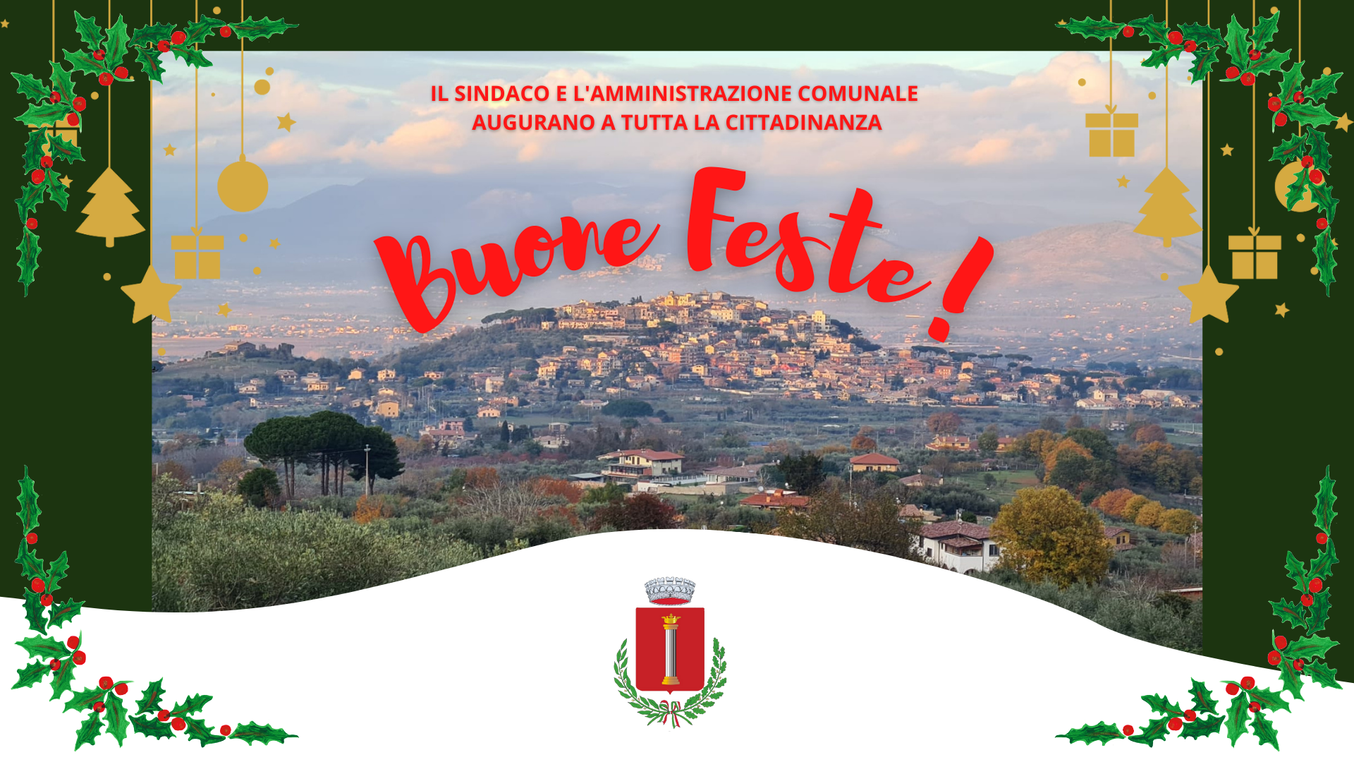 Buone Feste dall'Amministrazione Comunale