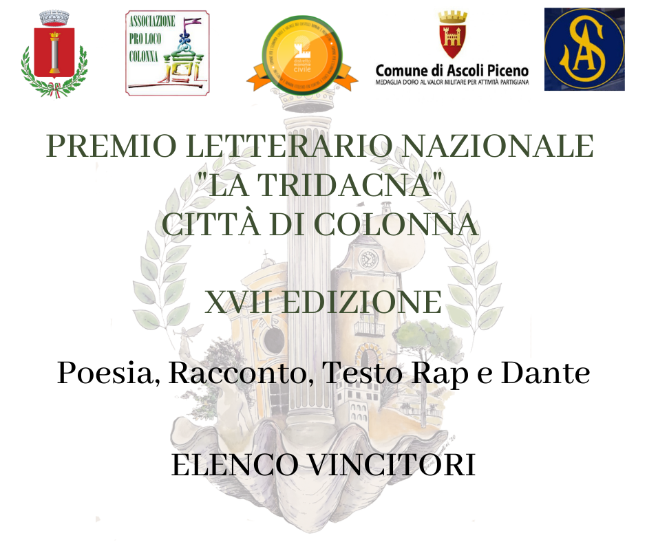 Esito Premio Letterario Nazionale "La Tridacna" XVII ed. 