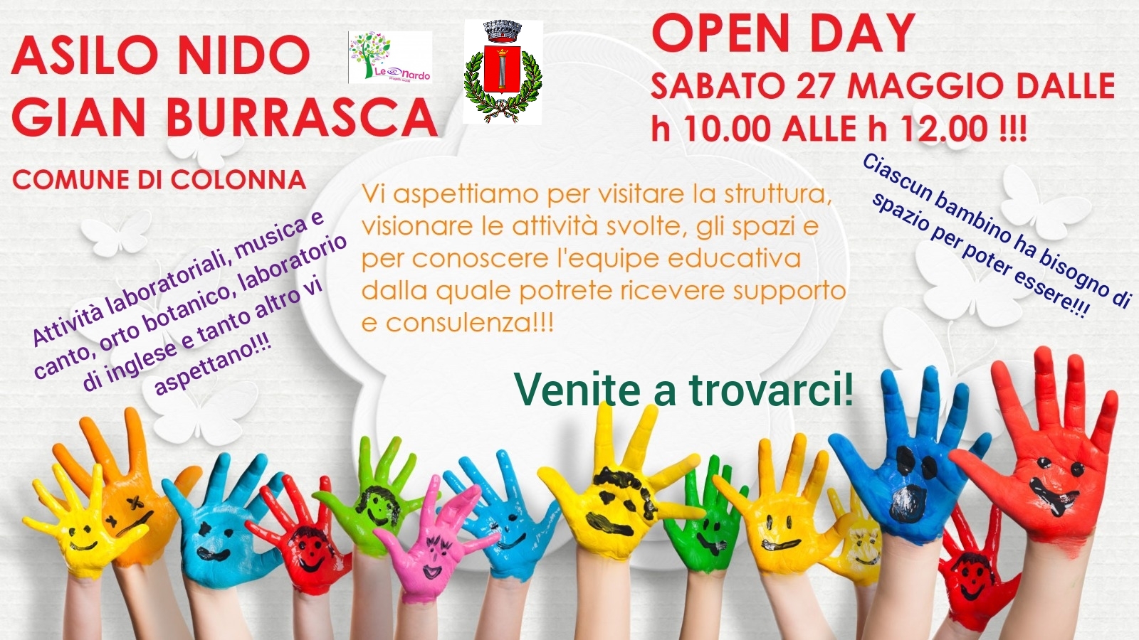 OPEN DAY 2023 Asilo nido comunale "Gian Burrasca"