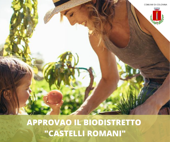 Approvato il biodistretto "castelli romani"