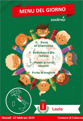 La mensa a scuola: inizia un viaggio alla scoperta dei sapori delle Regioni d'Italia!