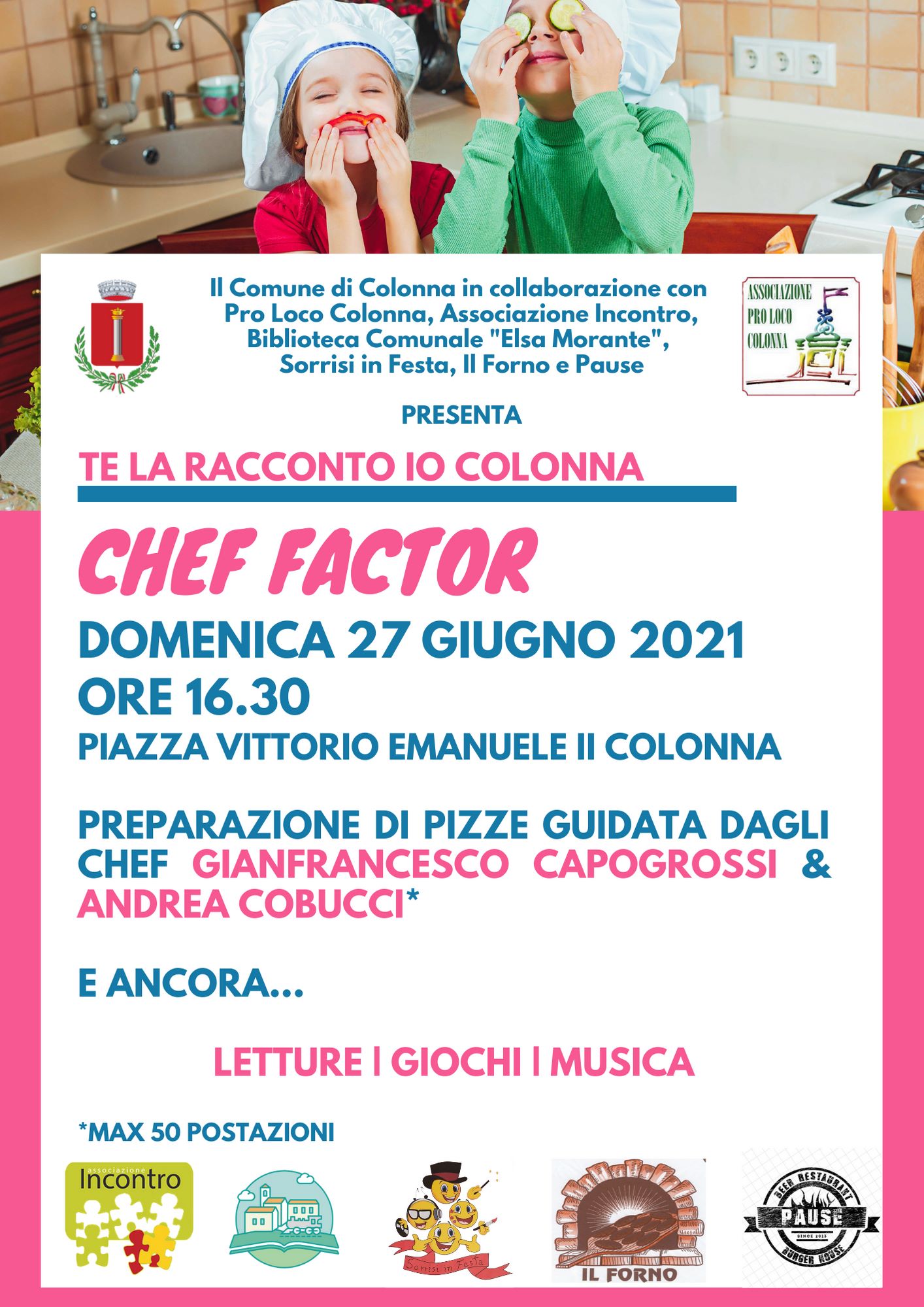  TE LA RACCONTO IO COLONNA: CHEF FACTOR 