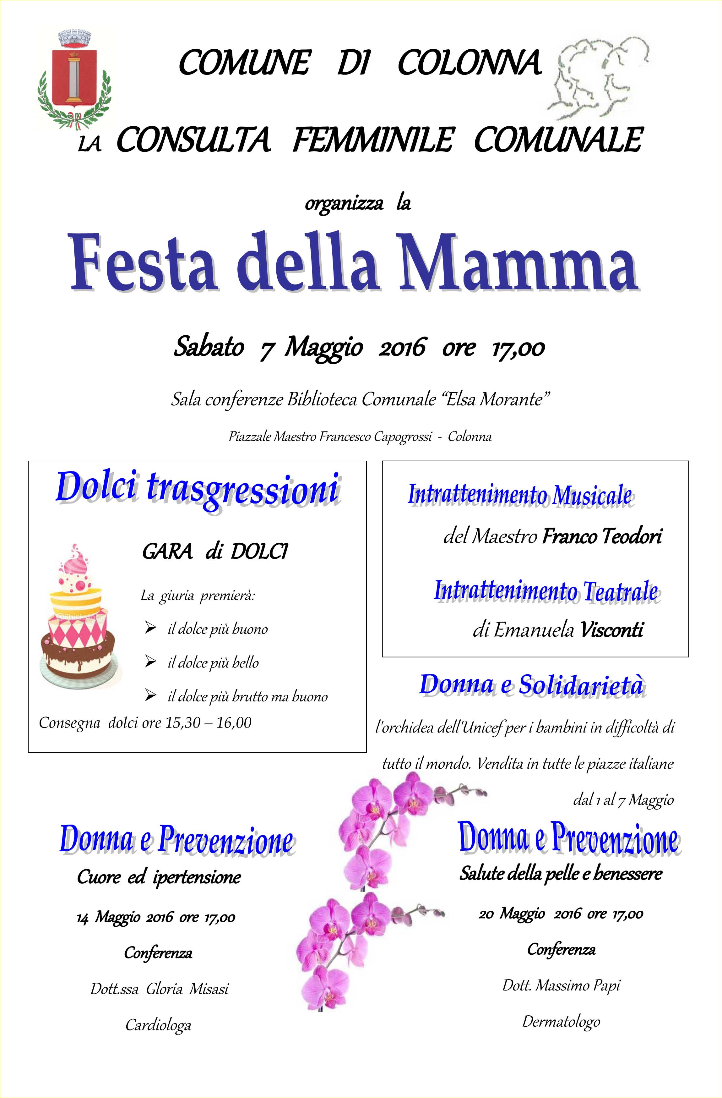 Festa della mamma 2016