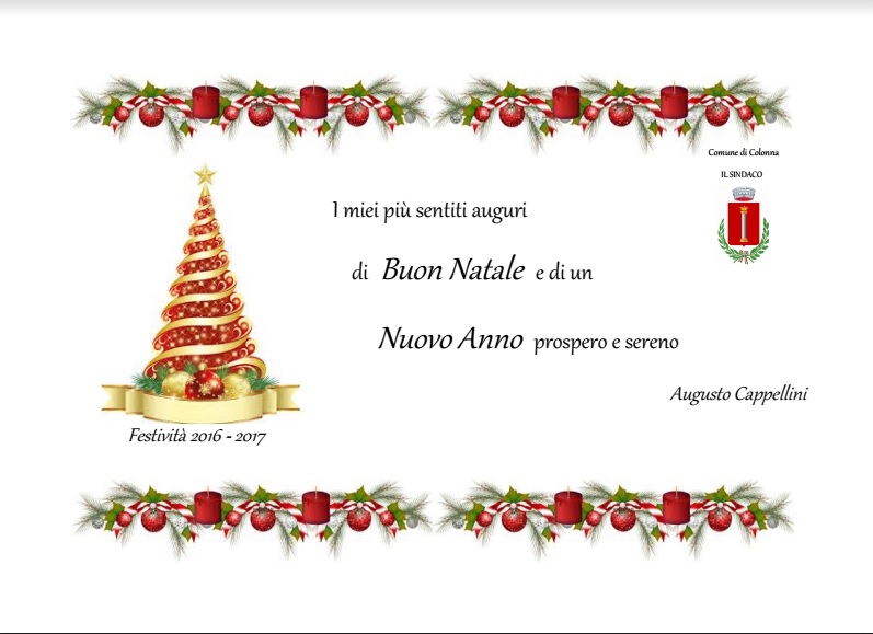 Buon natale e buon anno