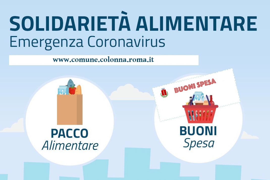 Emergenza Covid-19: Al via i buoni spesa di solidarietà