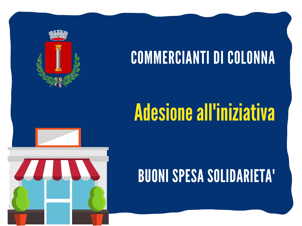 Emergenza Covid-19: Adesione al servizio di buono spesa per i commercianti