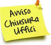 Avviso chiusura giorno 11/07/17 - caaf - patronato- konsumer