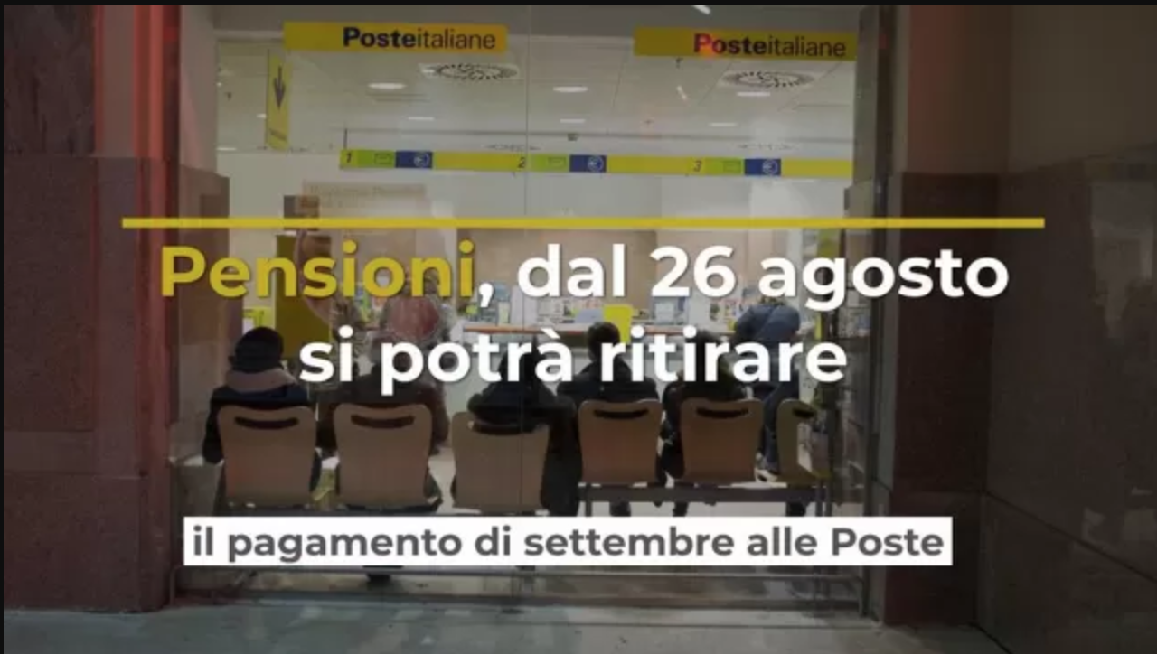 CODIV19: Orari Ufficio Postale pensioni di settembre