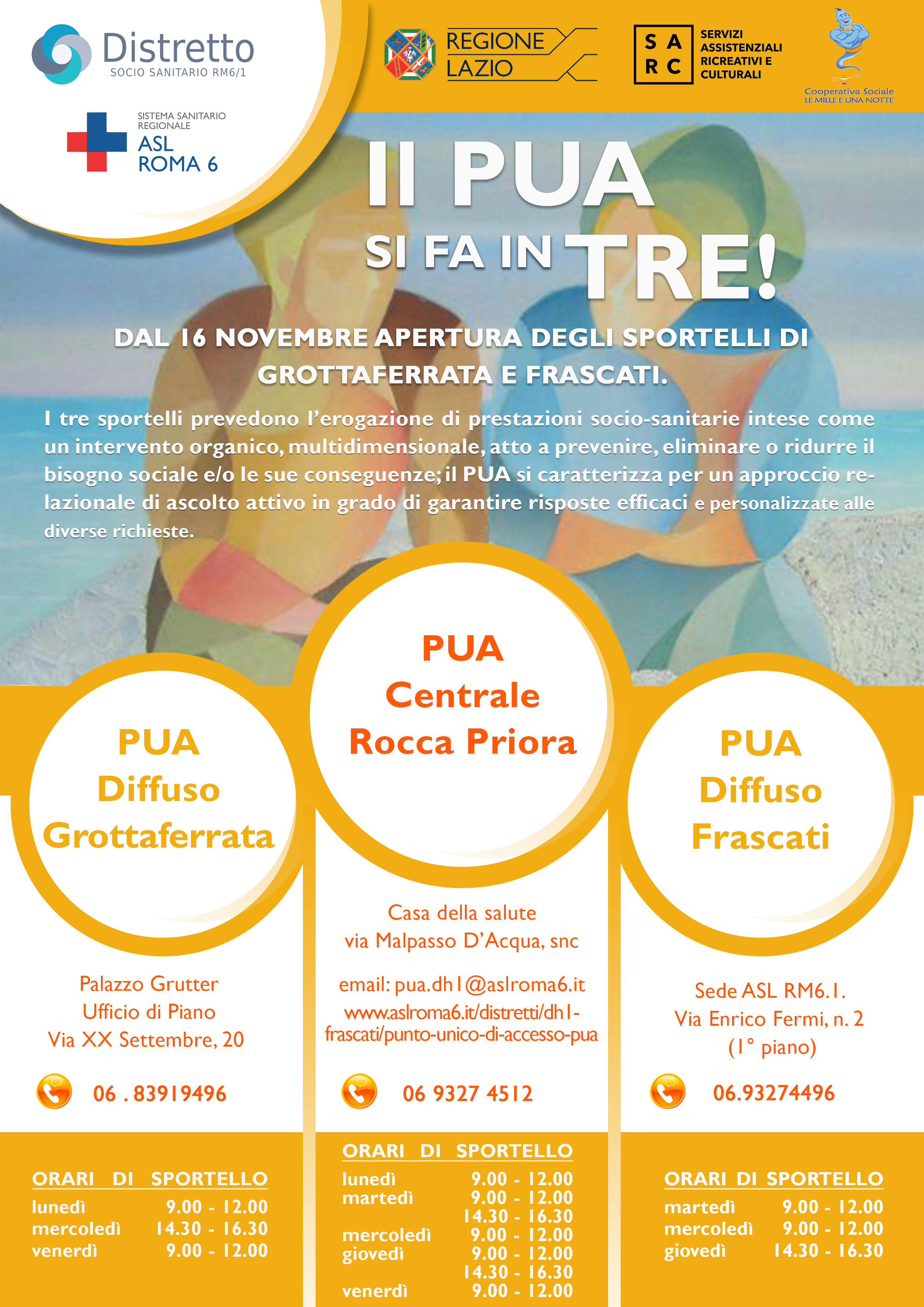 Apertura nuovi sportelli P.U.A.