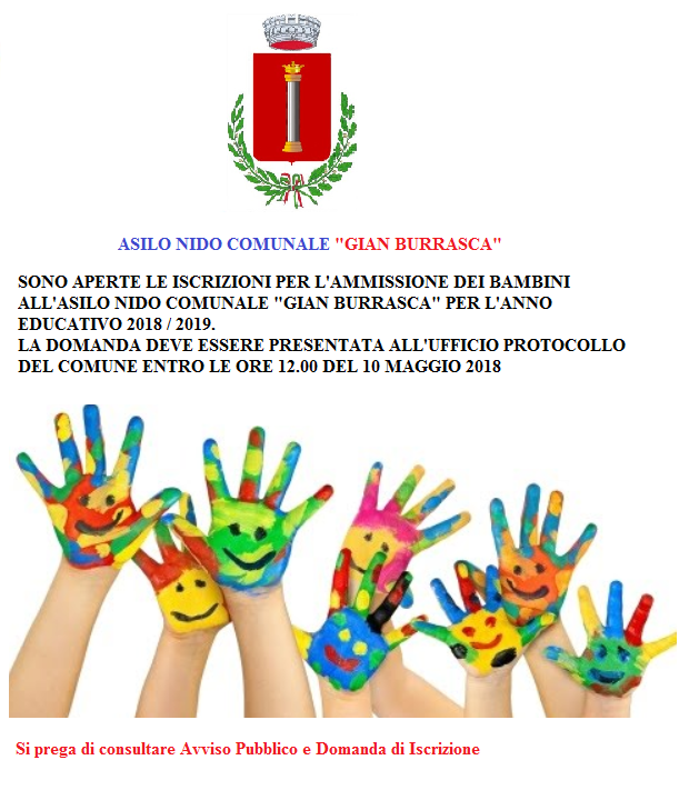 Sono aperte le iscrizioni all'Asilo nido "Gian Burrasca"