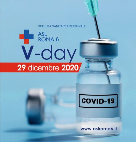 V-DAY ASL Roma 6 - Tutto pronto per l'avvio della campagna di vaccinazione anti-Covid