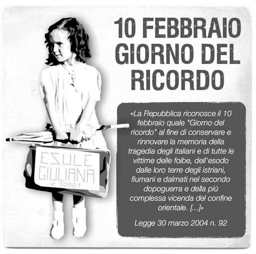 10 febbraio: Giornata del Ricordo