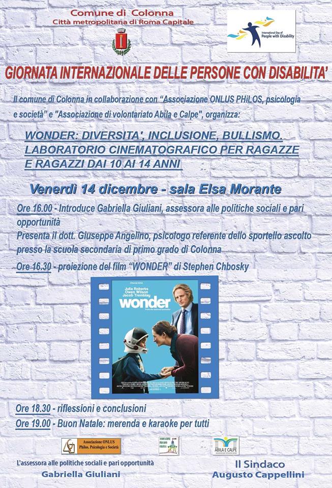 Giornata internazionale delle persone con disabilità 