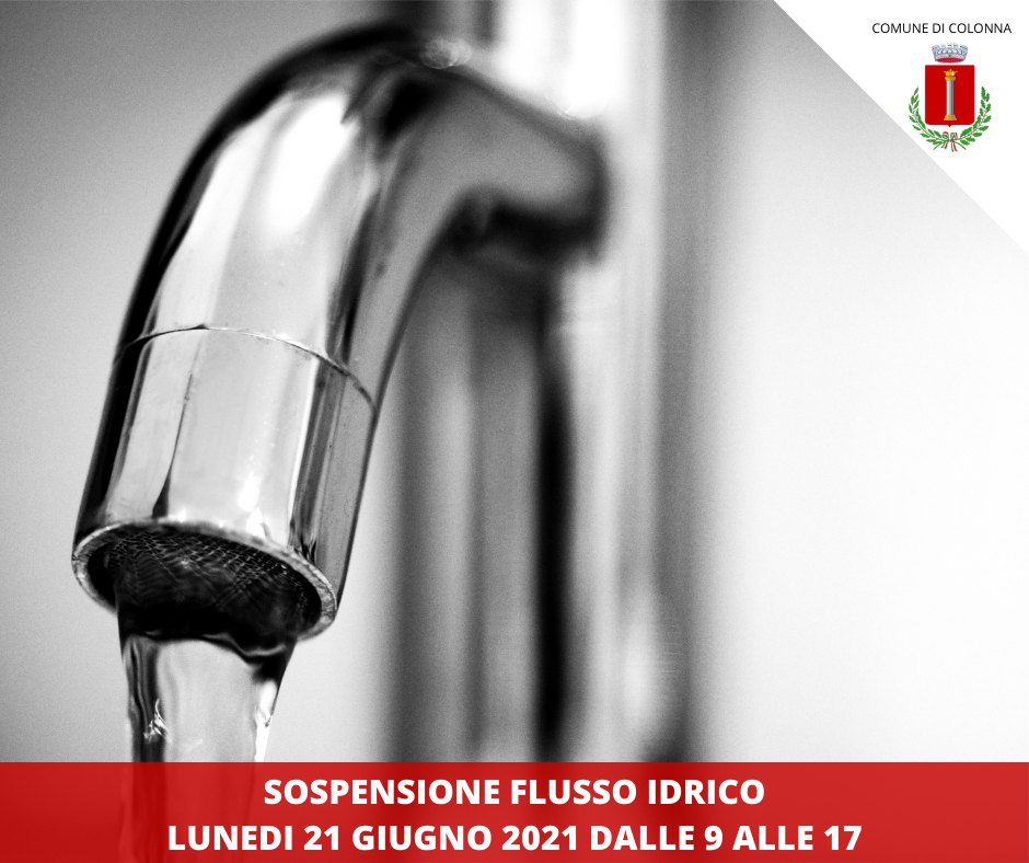 Acea Ato2: Comunicazione sospensione flusso idrico