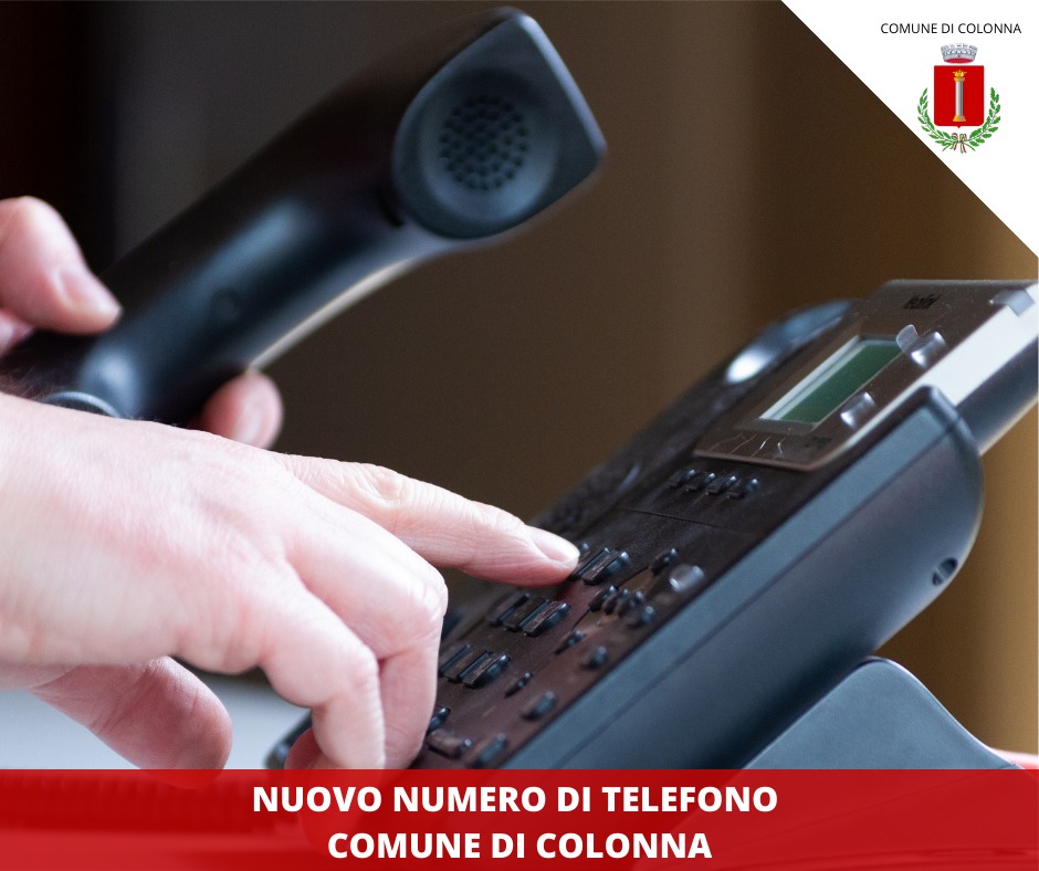 Nuovo numero telefonico comune di colonna